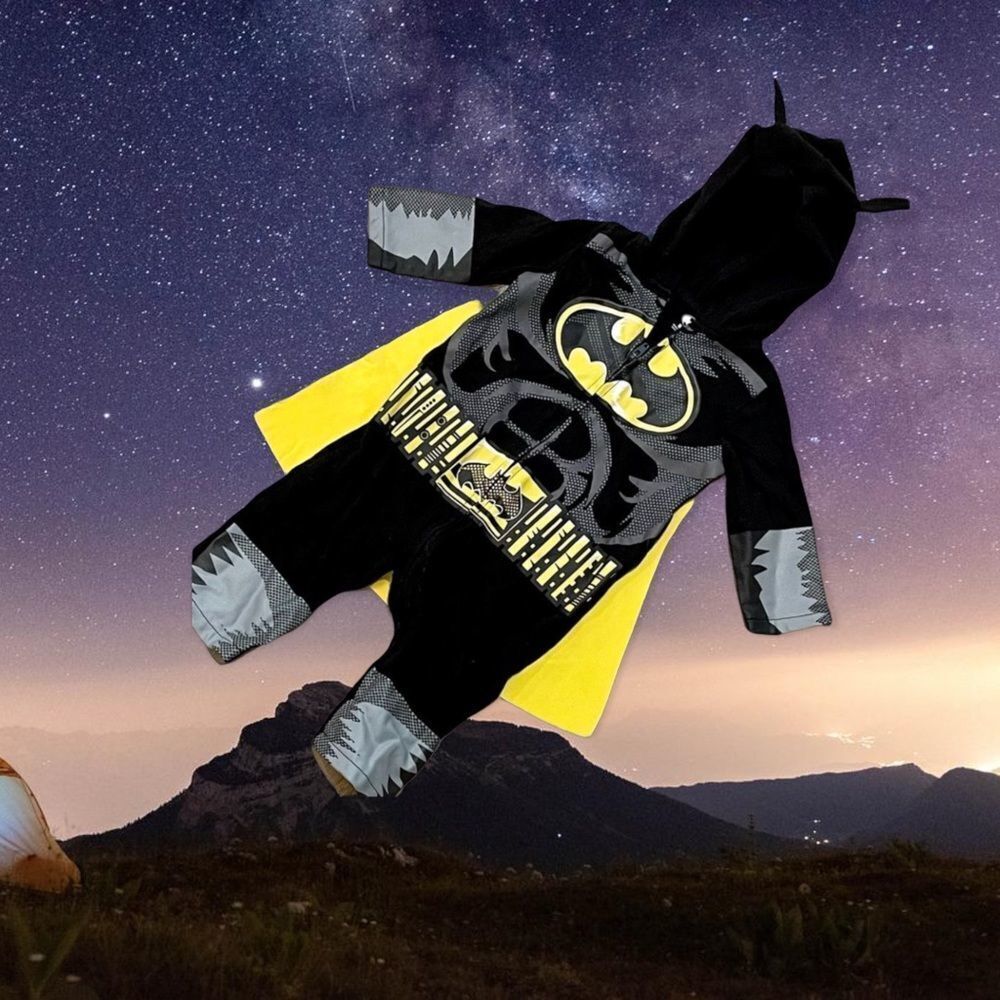 Dc Comics Batman Costume 0-6mo Includes Cape